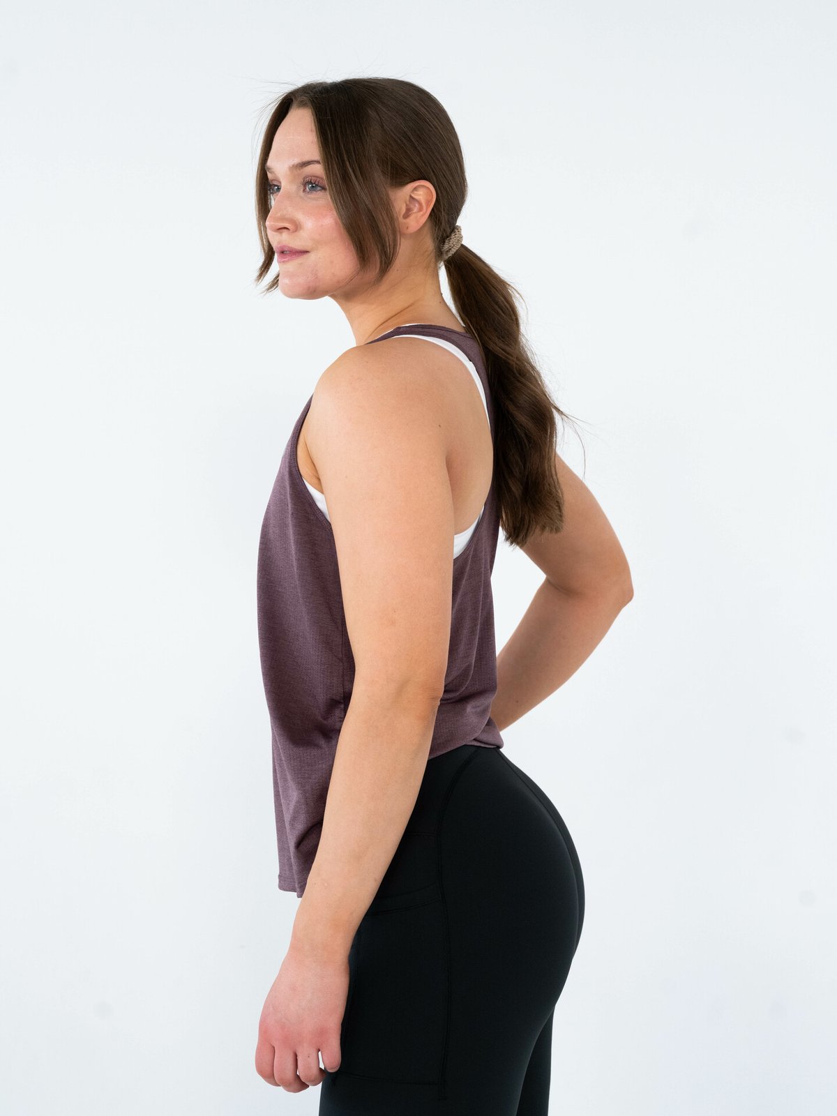 New Balance Athletics Tank Licorice heather