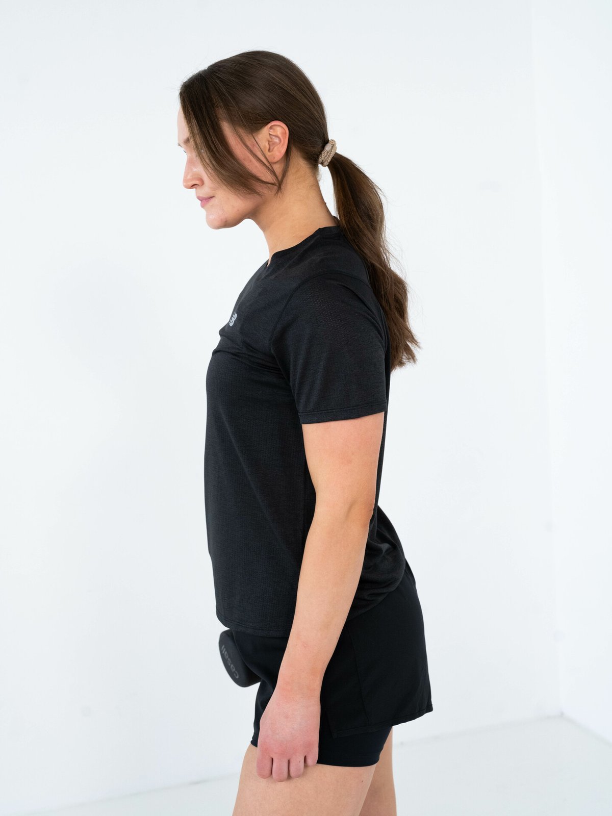 New Balance Athletics T-shirt Black Heather