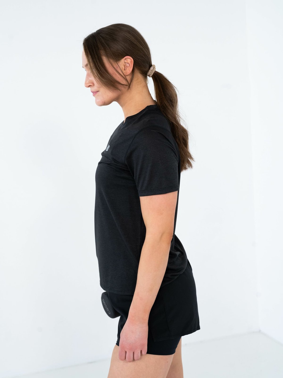 New Balance Athletics T-shirt Black Heather
