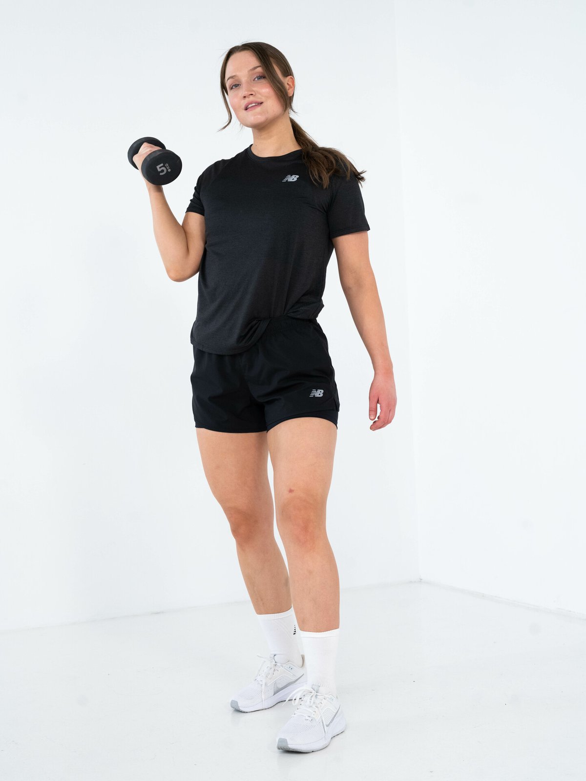 New Balance Athletics T-shirt Black Heather