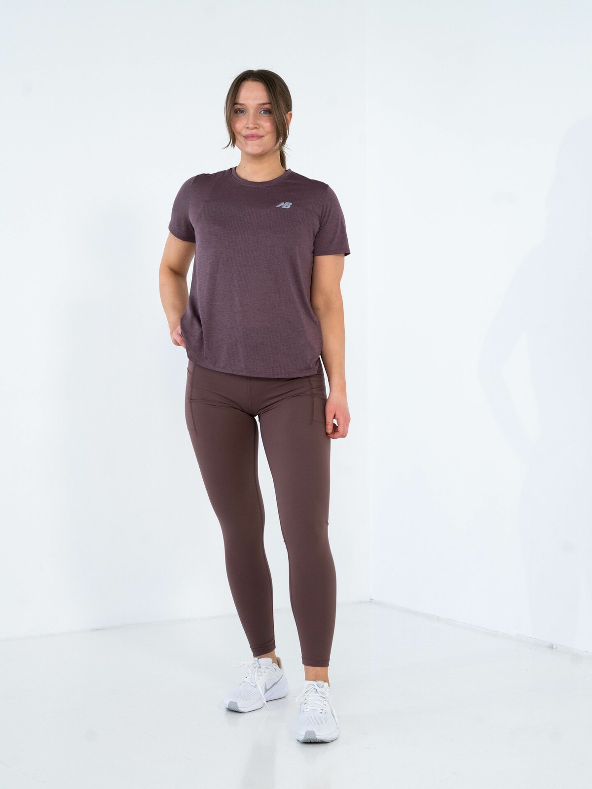 New Balance Athletics T-shirt Licorice Heather