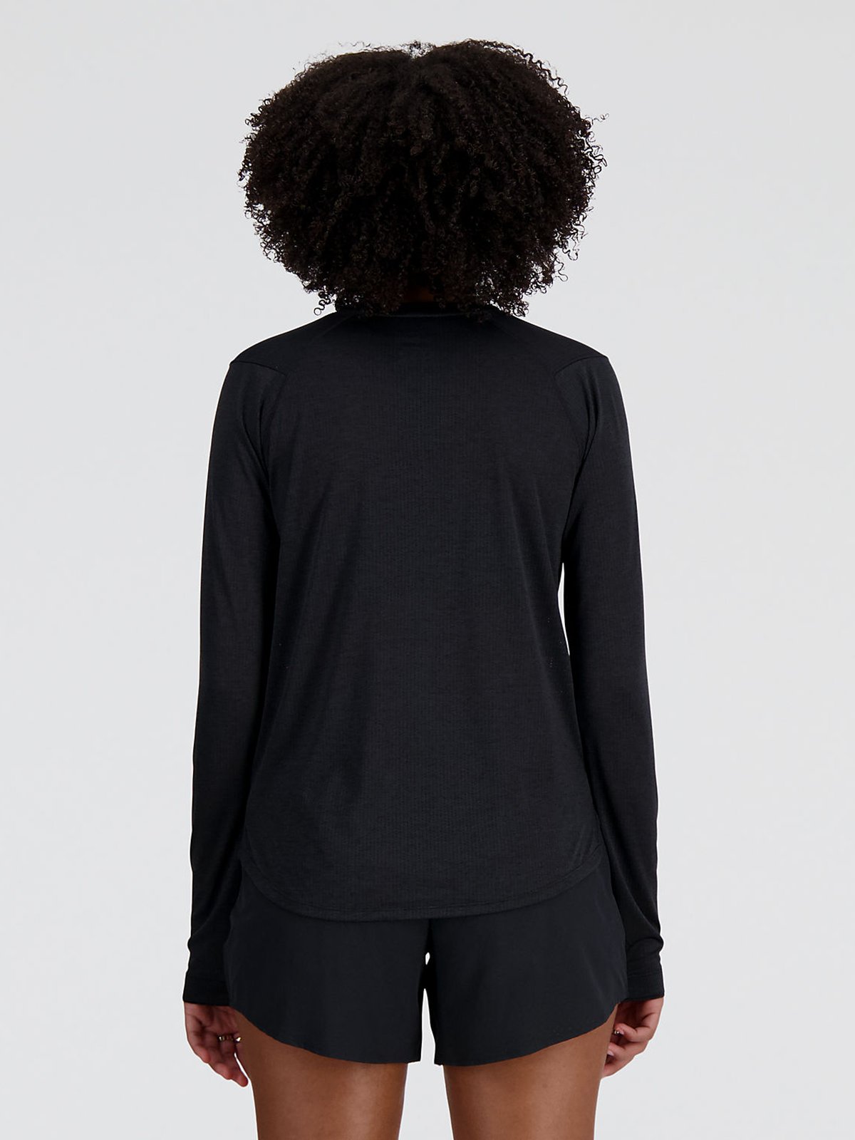 New Balance Athletics Long Sleeve Black Heather