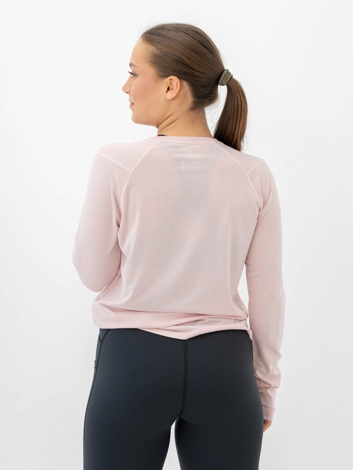 New Balance Athletics Long Sleeve Rose Sugar Heather