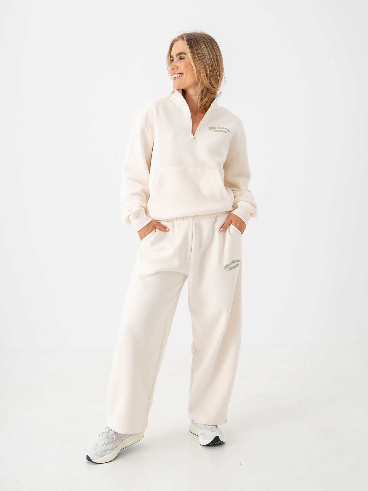 New Balance Linear Heritage Fleece Half Zip Permafrost