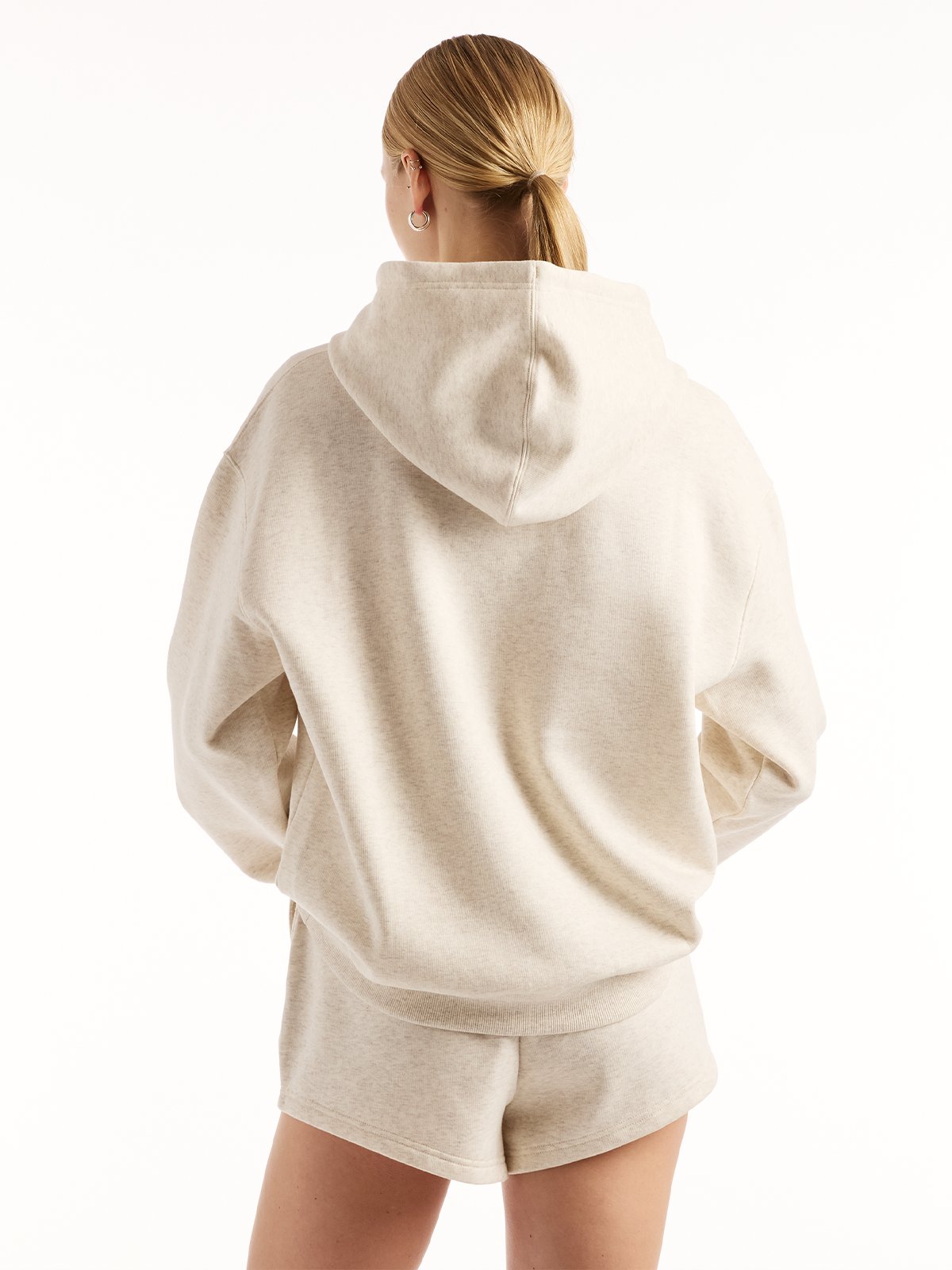 New Balance Trackside Fleece Hoodie Beige