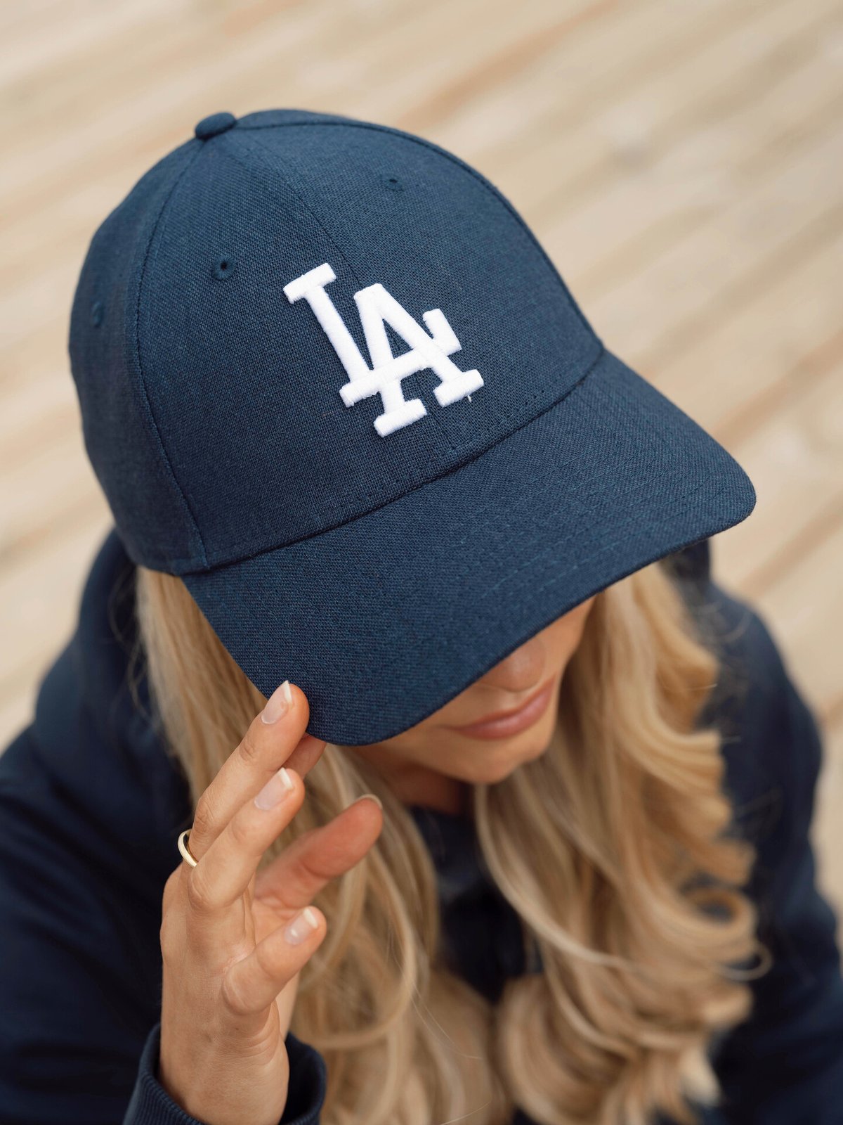 New Era 9FORTY League Essential Blå