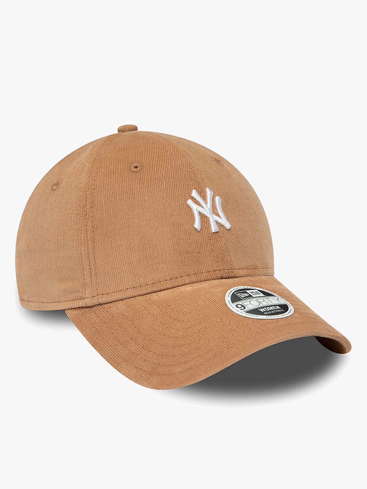 New Era Womens Cord Logo 9Forty Cream