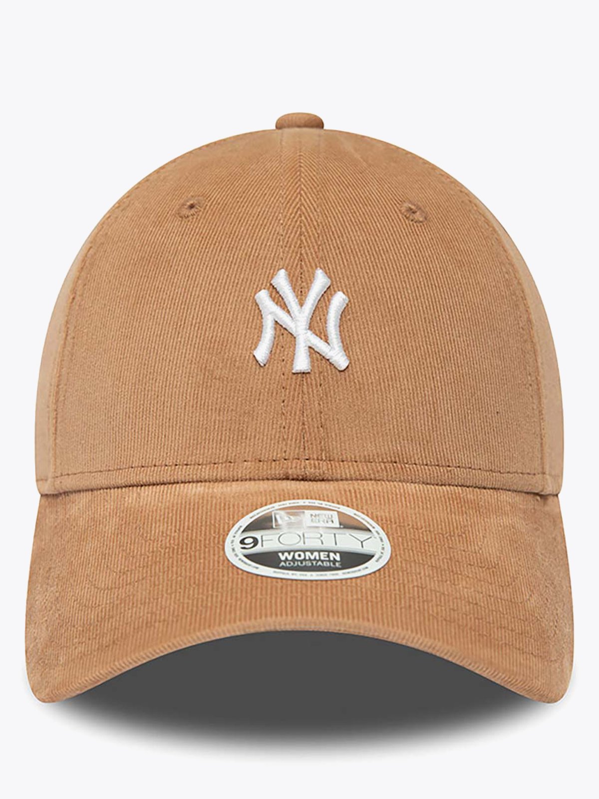 New Era Womens Cord Logo 9Forty Cream