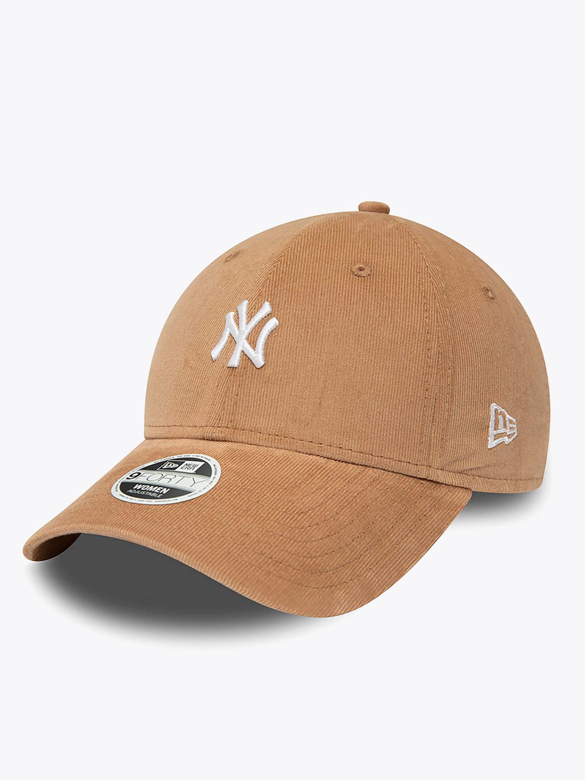 New Era Womens Cord Logo 9Forty Cream