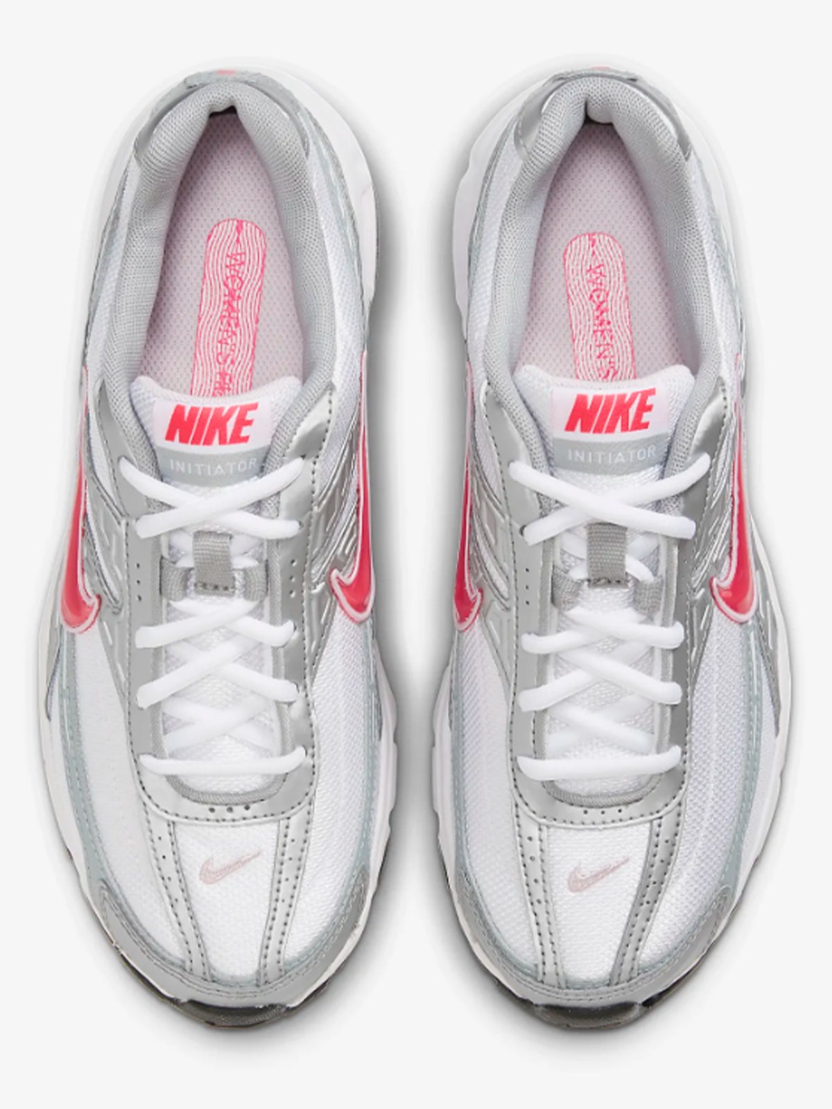 Nike Initiator White / Metallic Silver / Mist Blue / Cherry