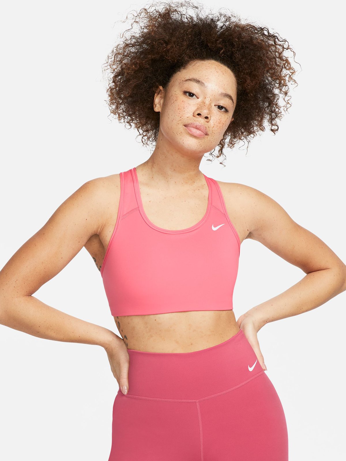 Nike Swoosh Bra Non-Pad Sea Coral / White