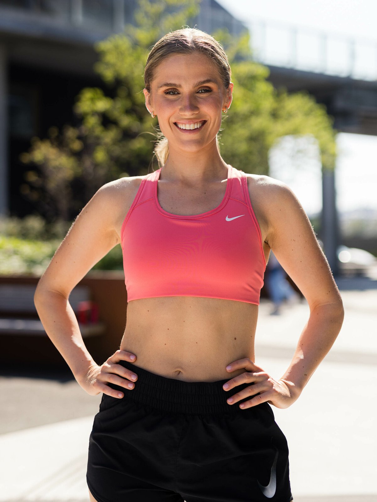 Nike Swoosh Bra Non-Pad Sea Coral / White