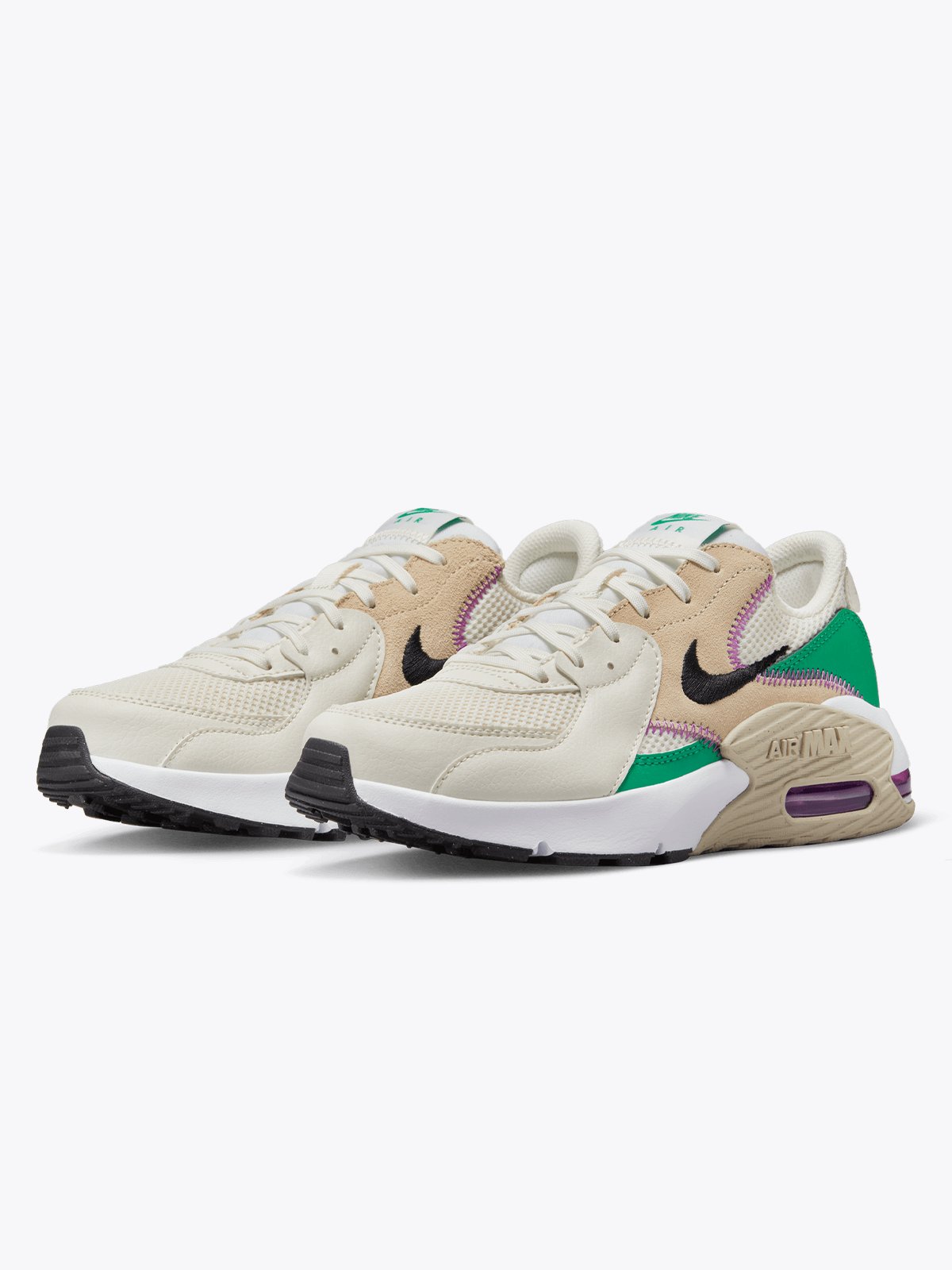 Nike Air Max Excee Sail/Black-Sanndrift-Stadium Green