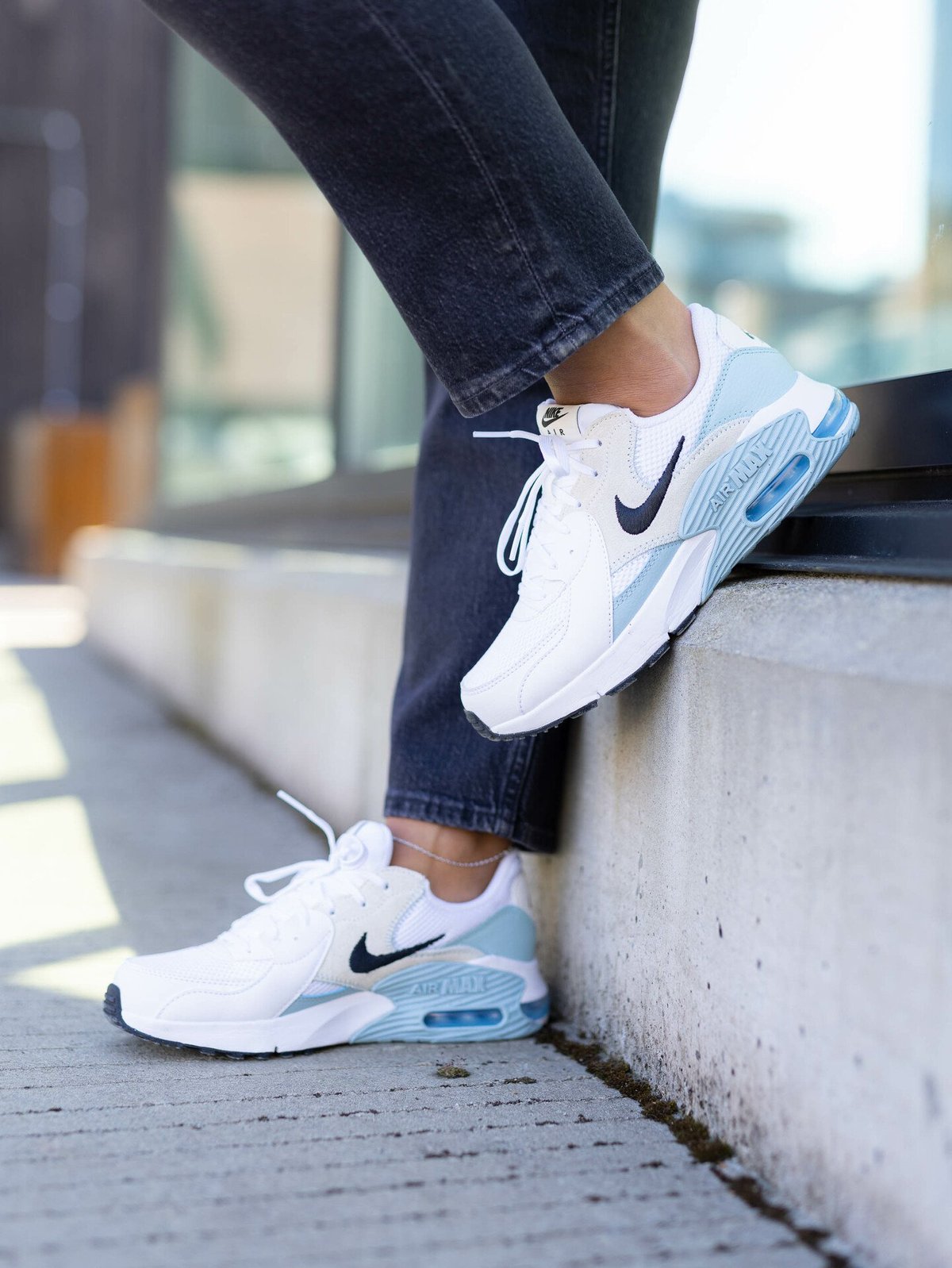 Nike Air Max Excee White/Black-Summit White-Ocean Bliss