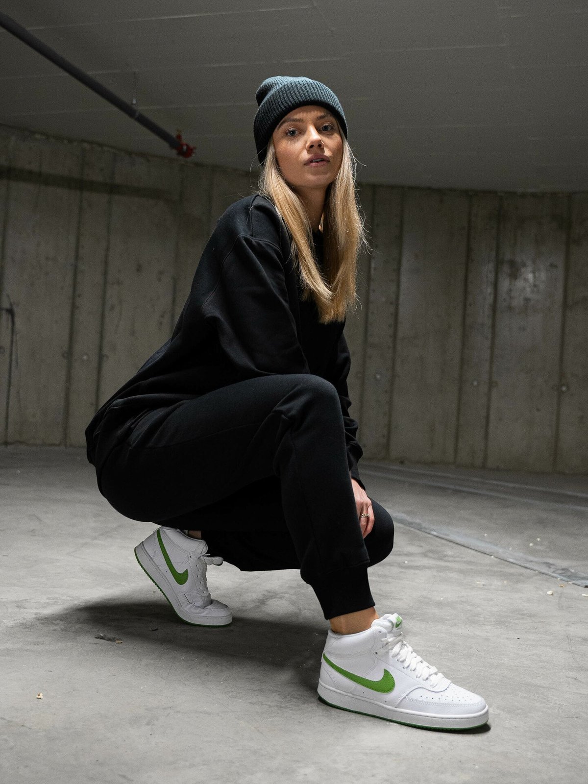 Nike Court Vision Mid Grønn