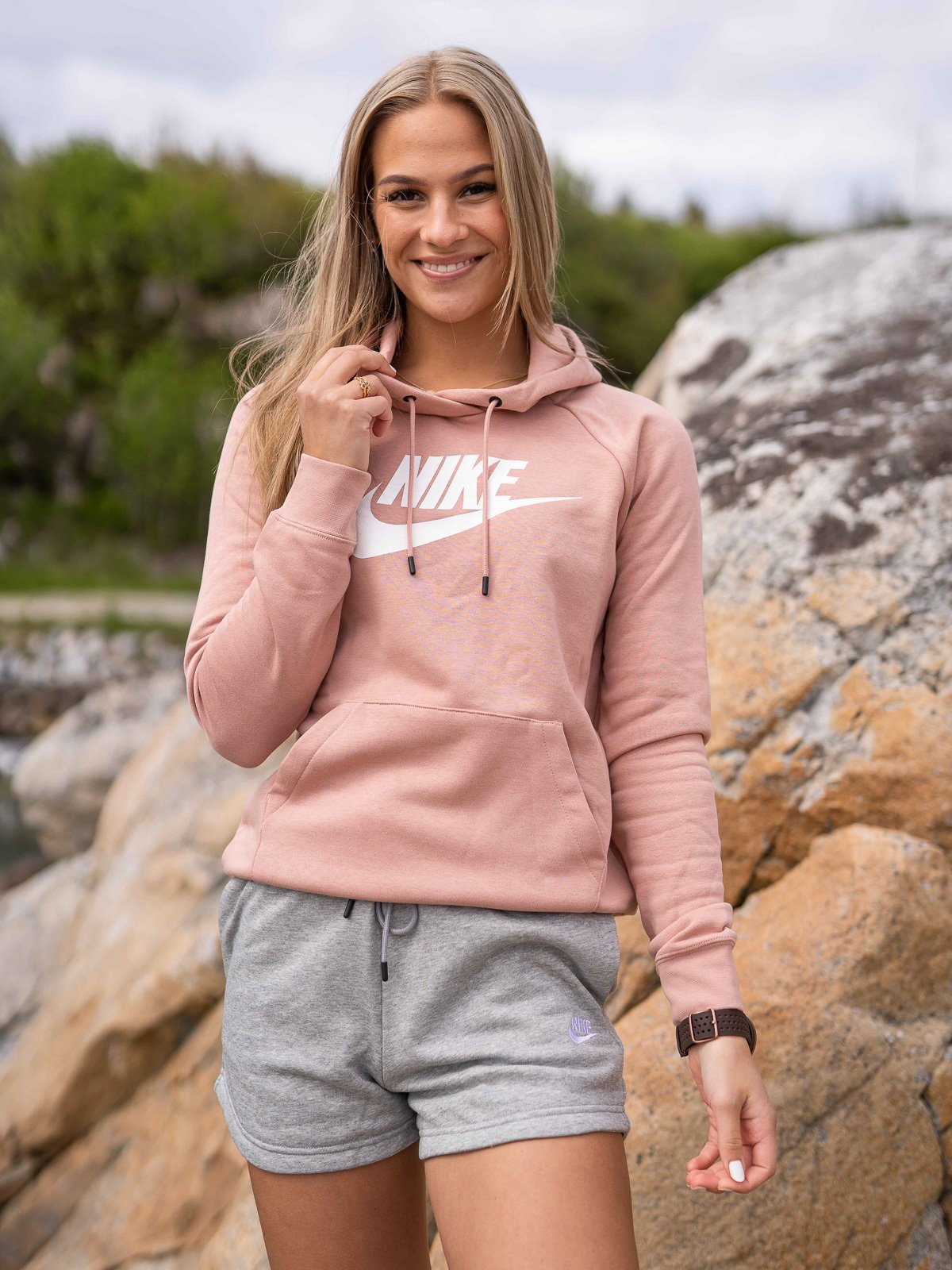 Nike Essential Shorts Dark Grey Heather