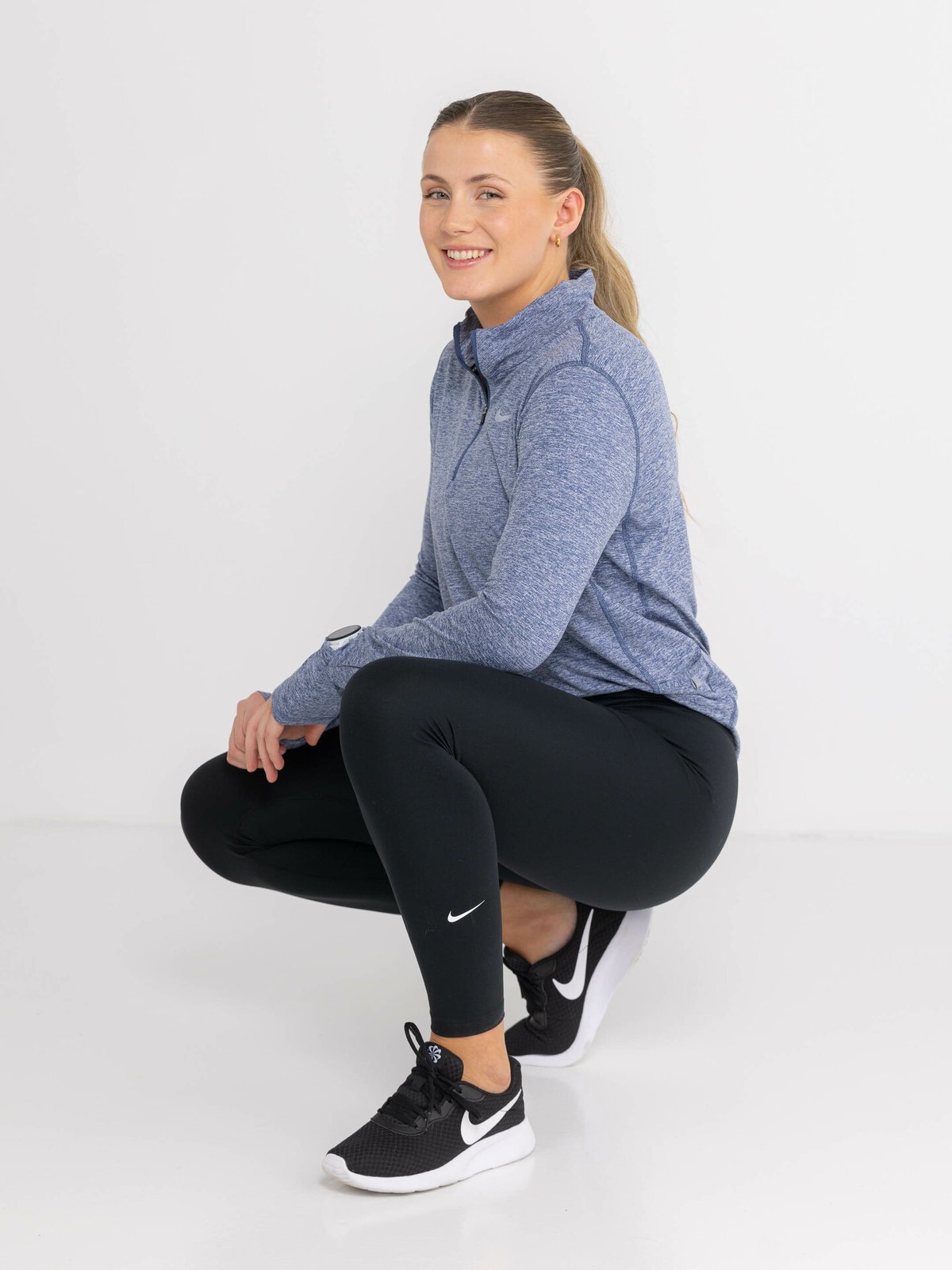 Nike Element Top Halfzip Diffused Blue/Reflective Silver