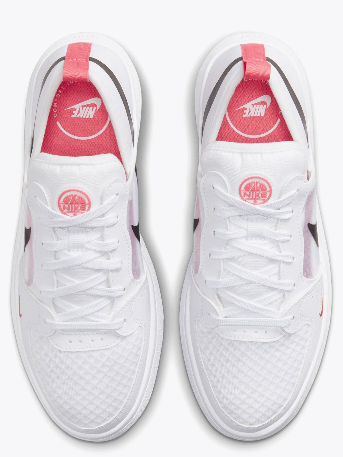 Nike Court Vision Alta White / Sea Coral-Black