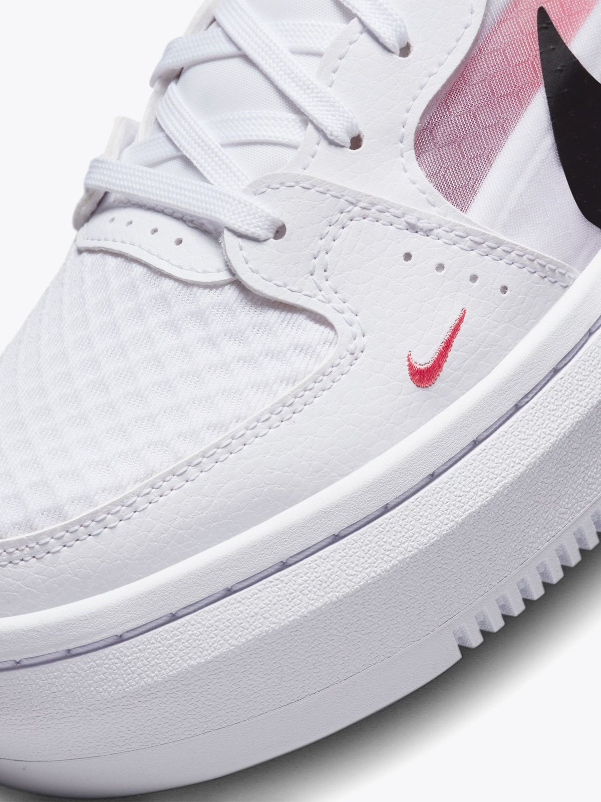 Nike Court Vision Alta White / Sea Coral-Black