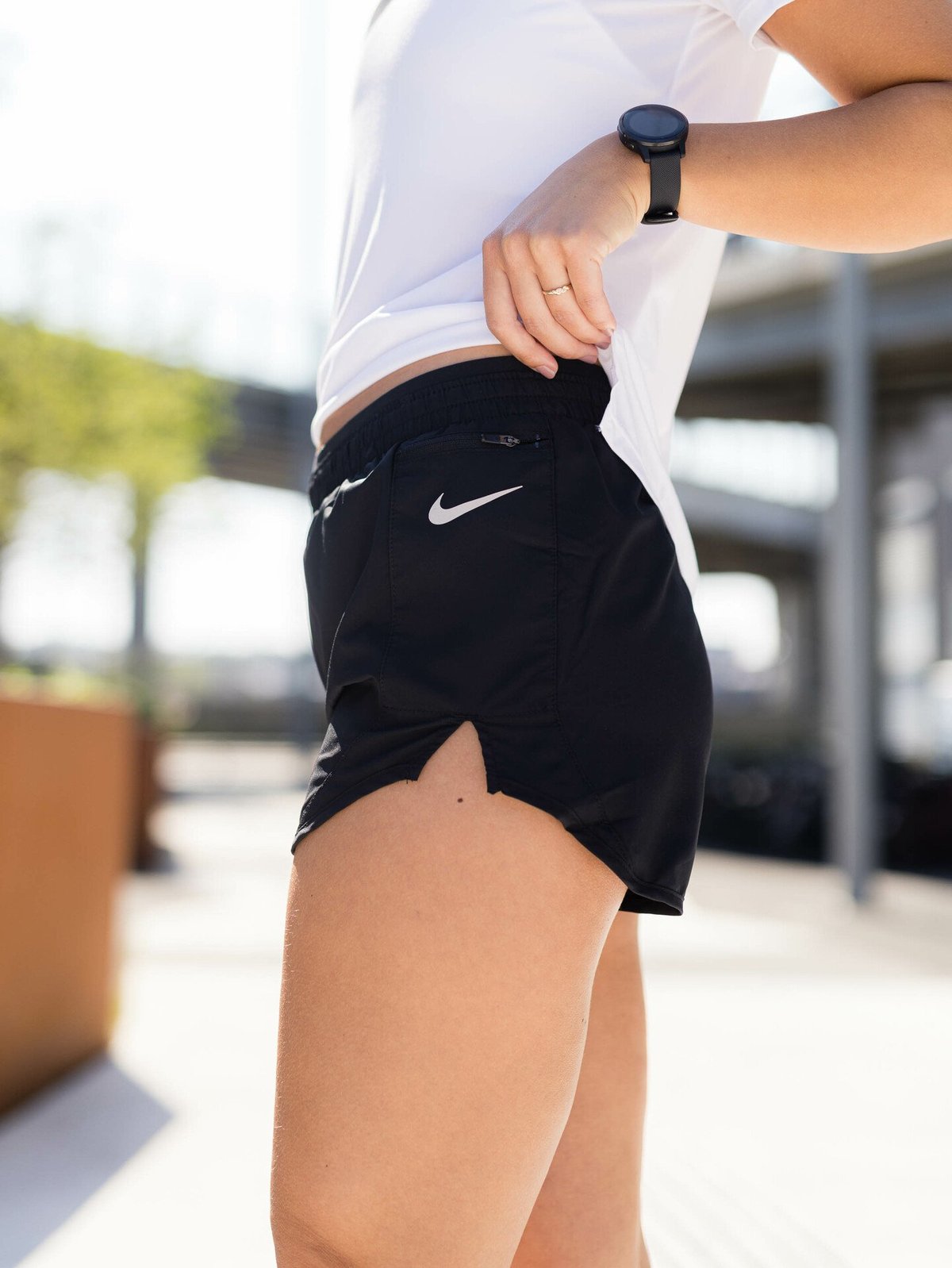 Nike Tempo Luxe Short 3 Inch Svart/Svart