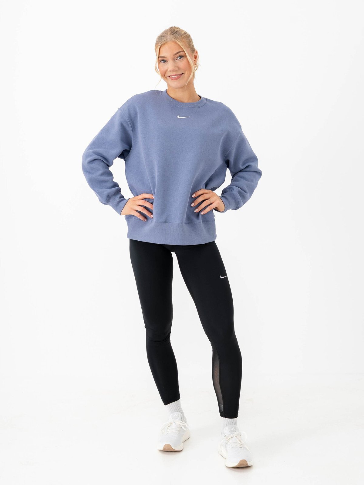 Nike Pro Mid Rise tights Black / White