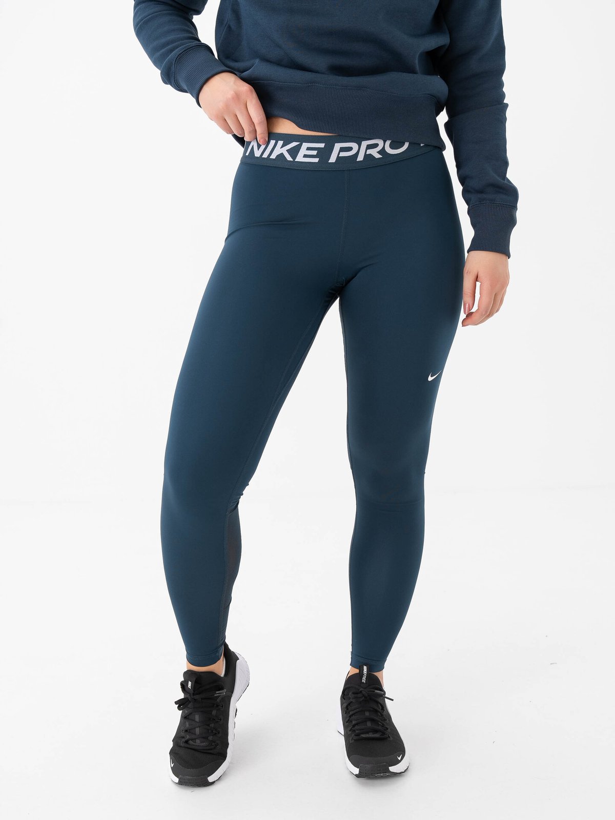 Nike Pro Mid Rise tights Armory Navy