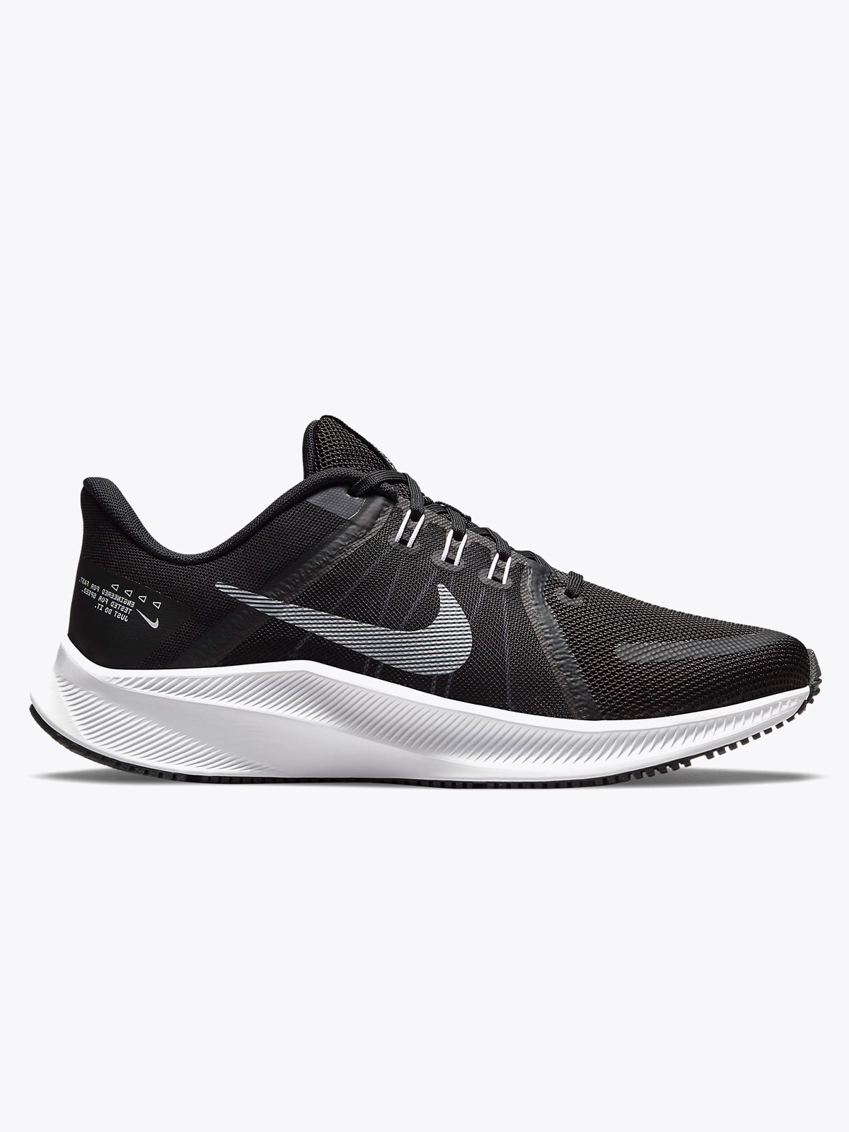 Nike Quest 4 Svart/Dark Smoke Grey/Hvit