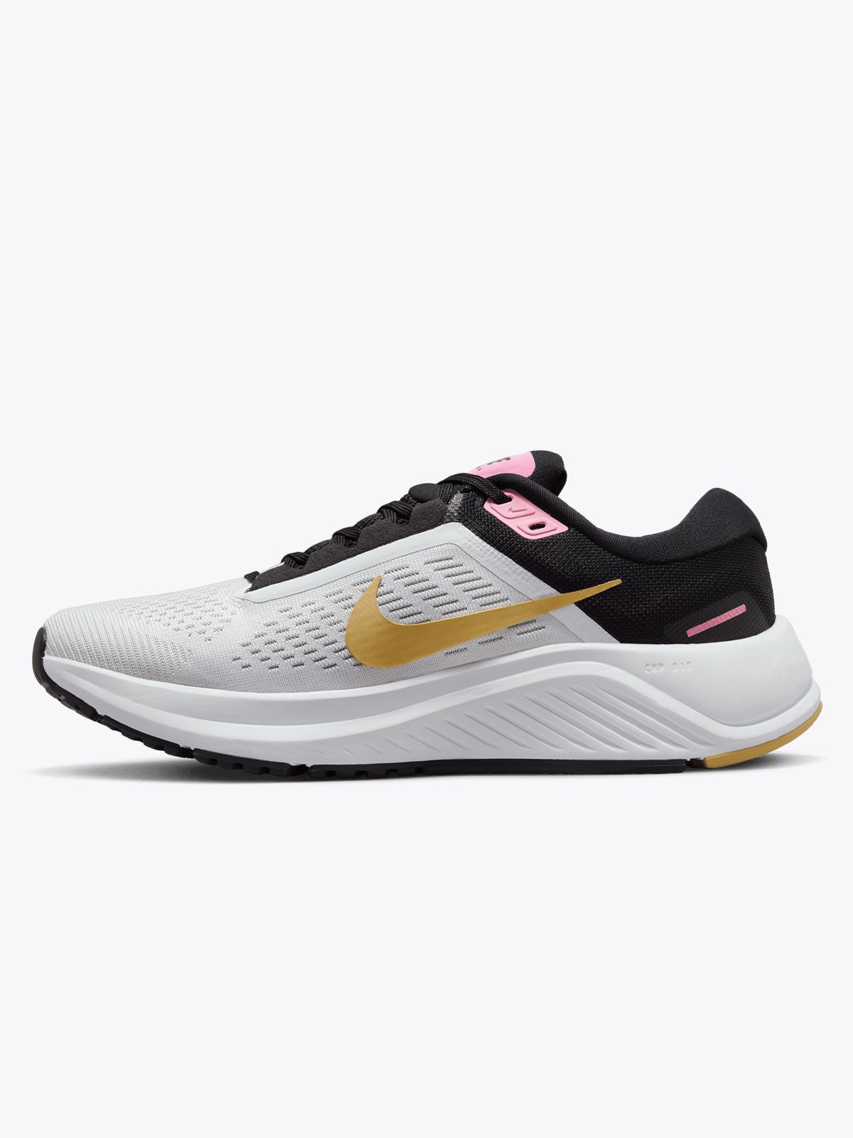 Nike Air Zoom Structure 24 White/Wheat Gold-Black-Pink Spell