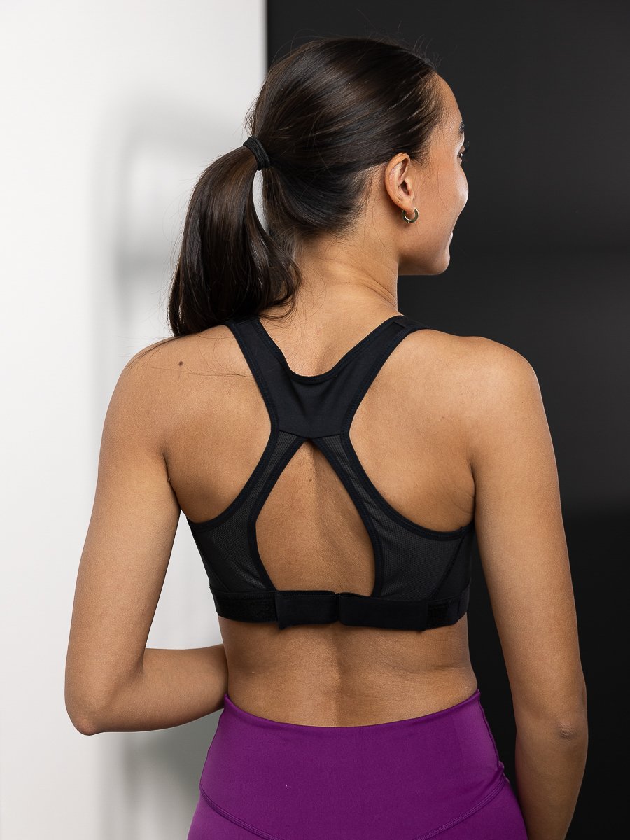 Nike Swoosh HS Bra Non-Pad Svart/Svart/Dark Smoke Grey/Hvit