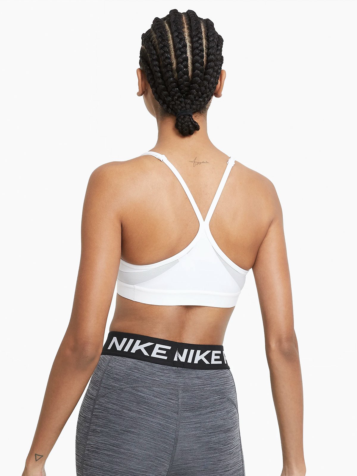 Nike Padded Indy Bra Hvit/Grey Fog/Particle Grey