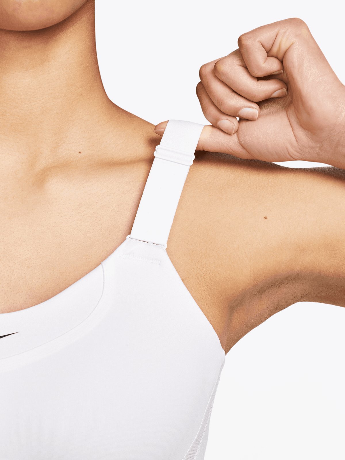 Nike Dri-Fit Alpha Bra Hvit/Hvit/Stone Mauve/Svart