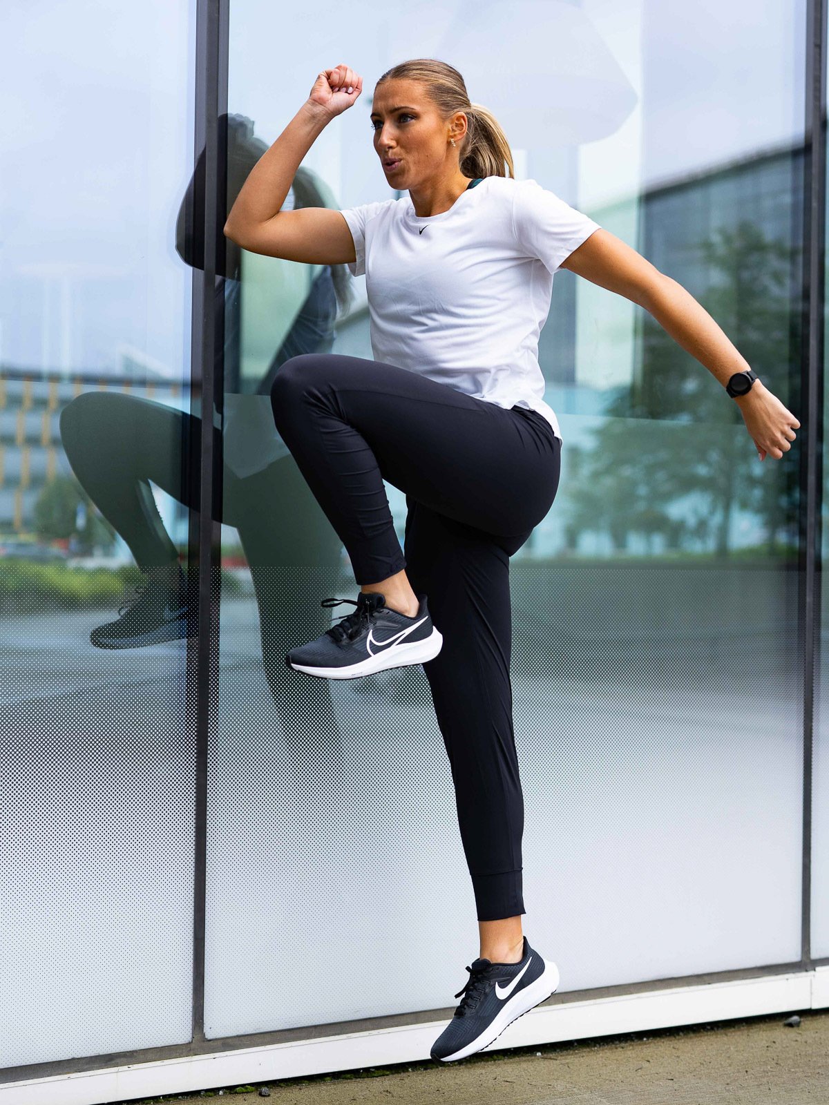 Nike One Short Sleeve Standard Top White