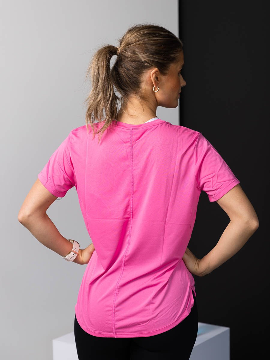 Nike One Short Sleeve Standard Top Pinksicle/White