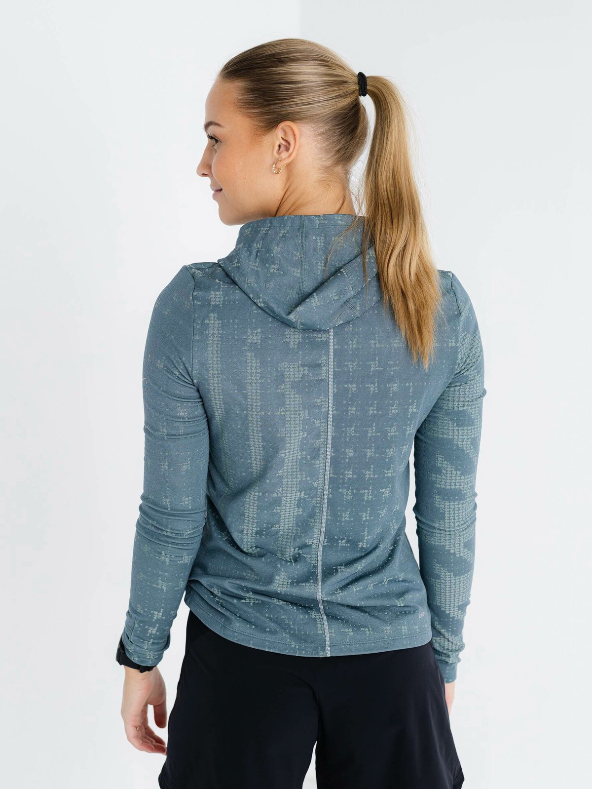 Nike Warm Running Hoodie Long Sleeve Jade Smoke/Hasta/Reflective Sivler