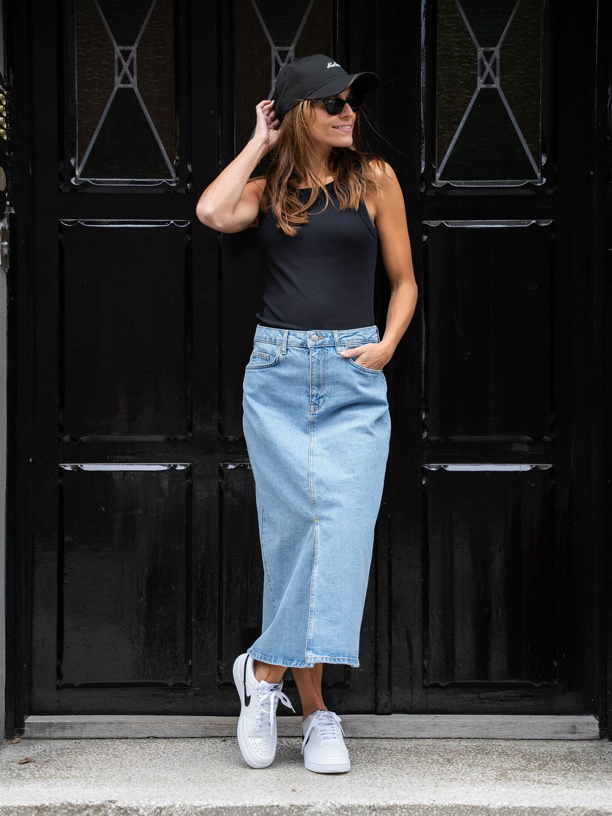 Nike Court Vision Low Next Nature Hvit/Hvit/Svart