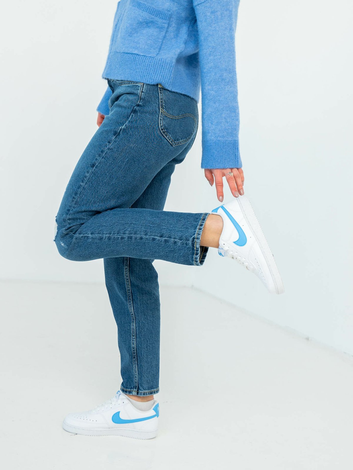 Nike Court Vision Low Next Nature White University Blue