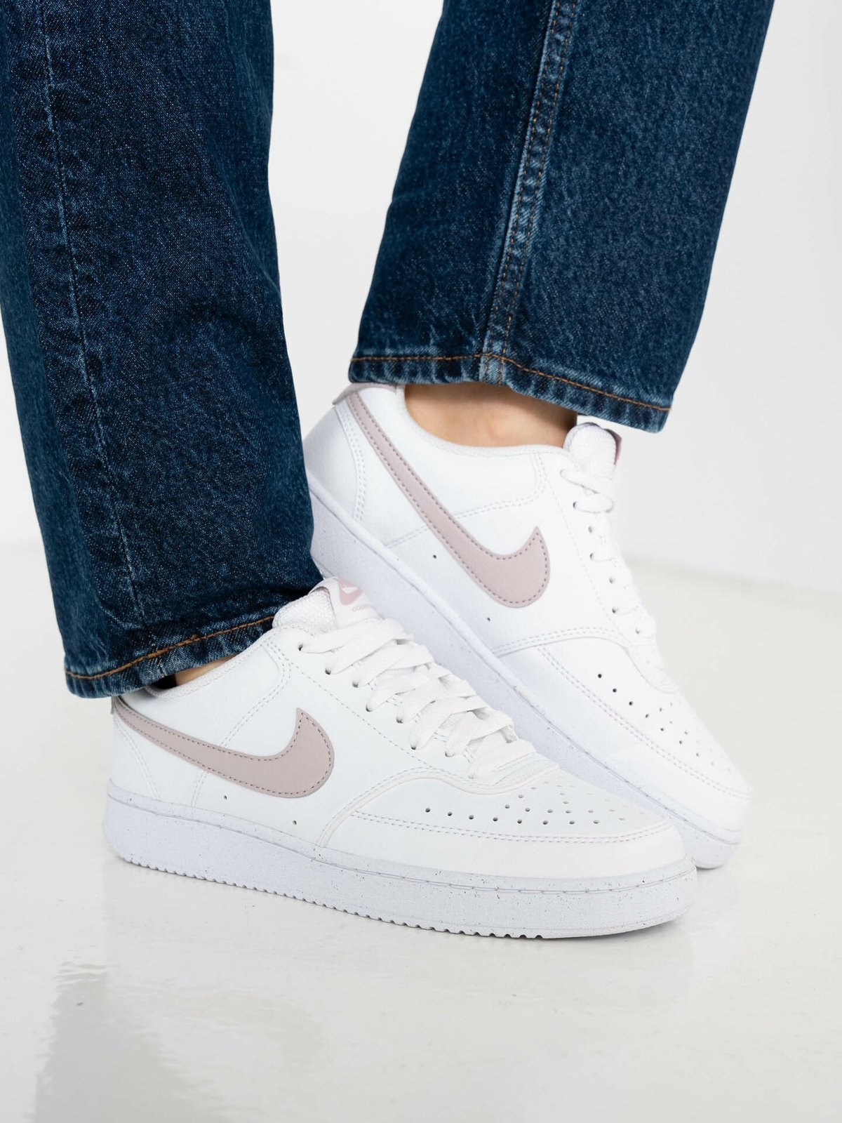 Nike Court Vision Low Next Nature White / Platinum Violet