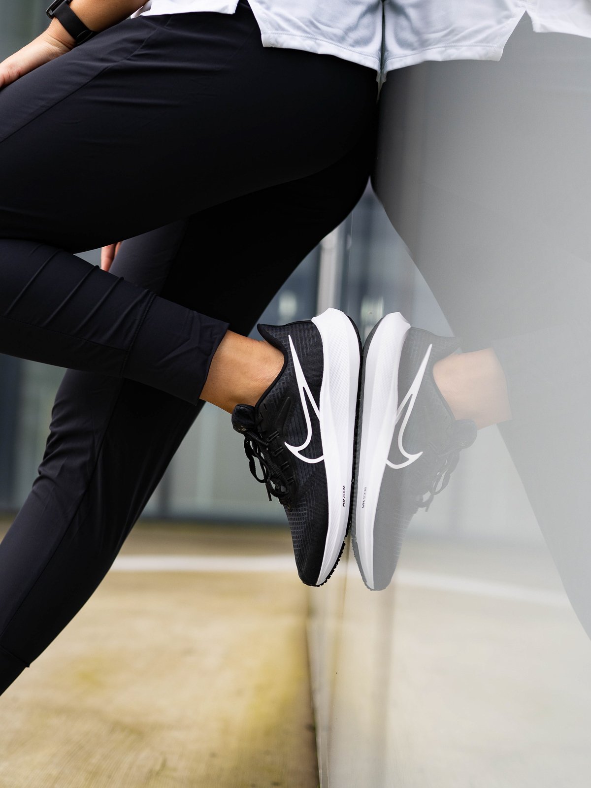 Nike Air Zoom Pegasus 39 Svart/Dark Smoke Grey/Hvit