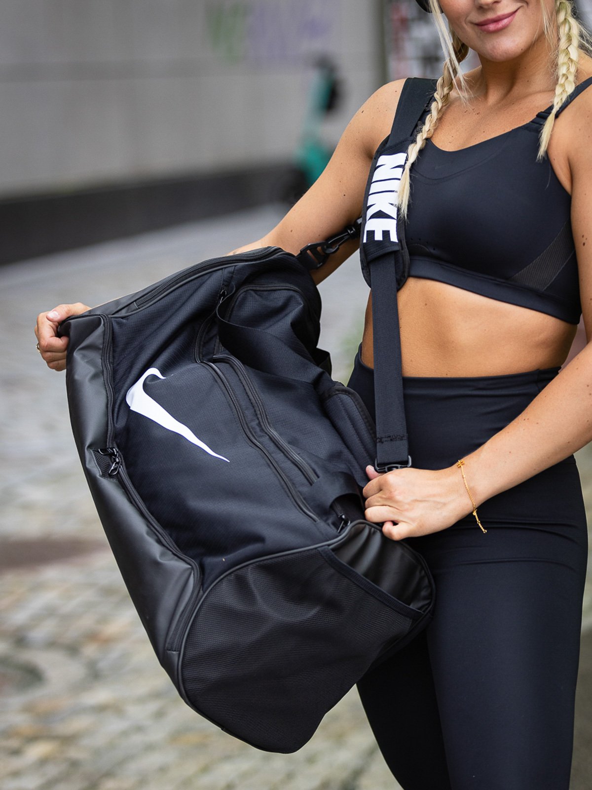 Nike Brasilia Training Duffel Bag 60L Svart/Svart/Hvit