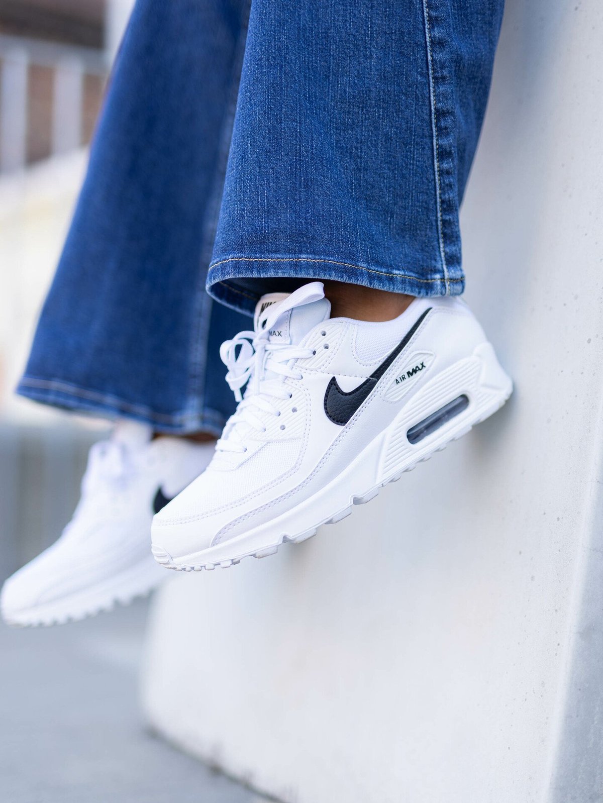 Nike Air Max 90 White / White / Black