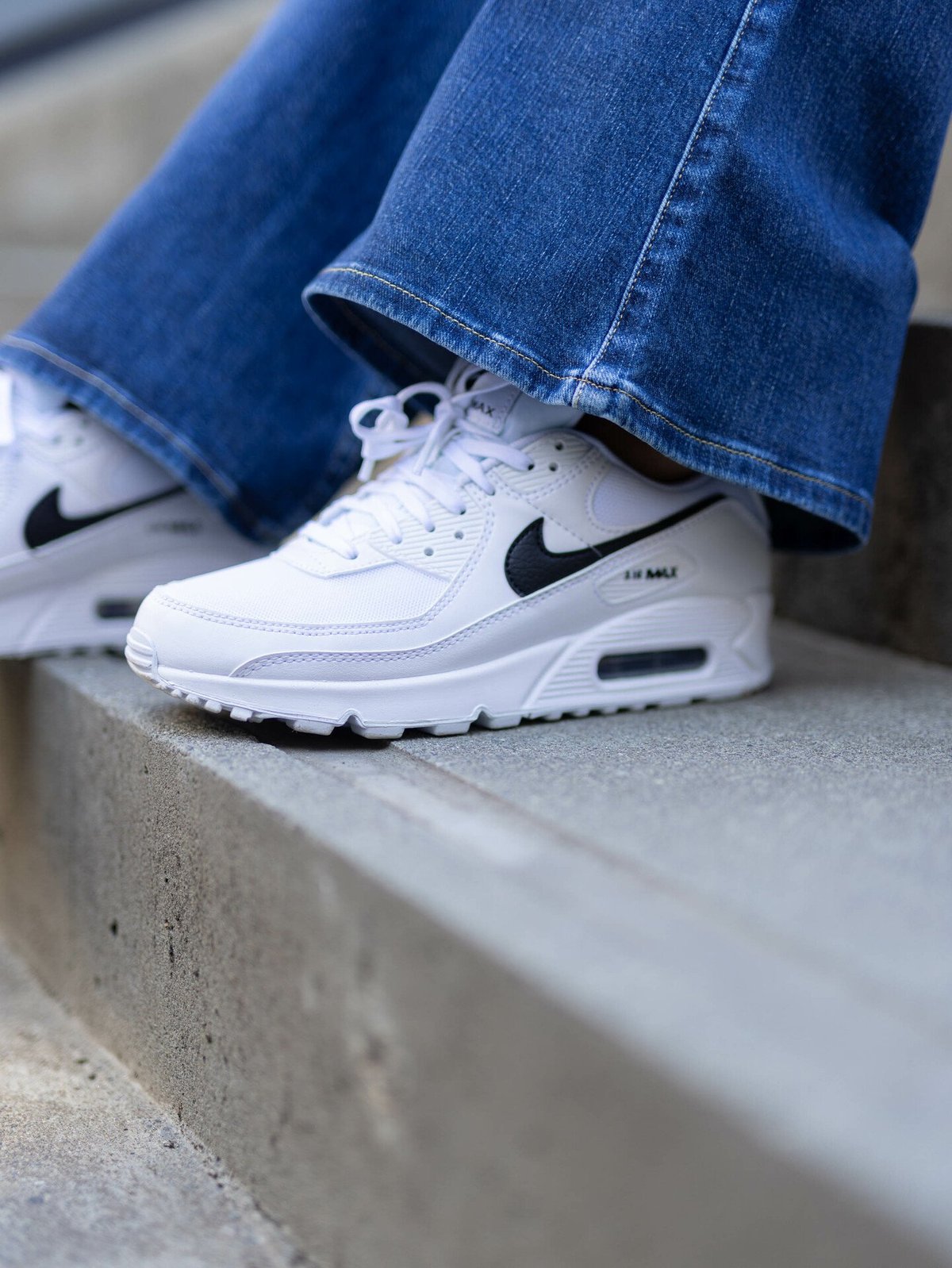 Nike Air Max 90 White / White / Black