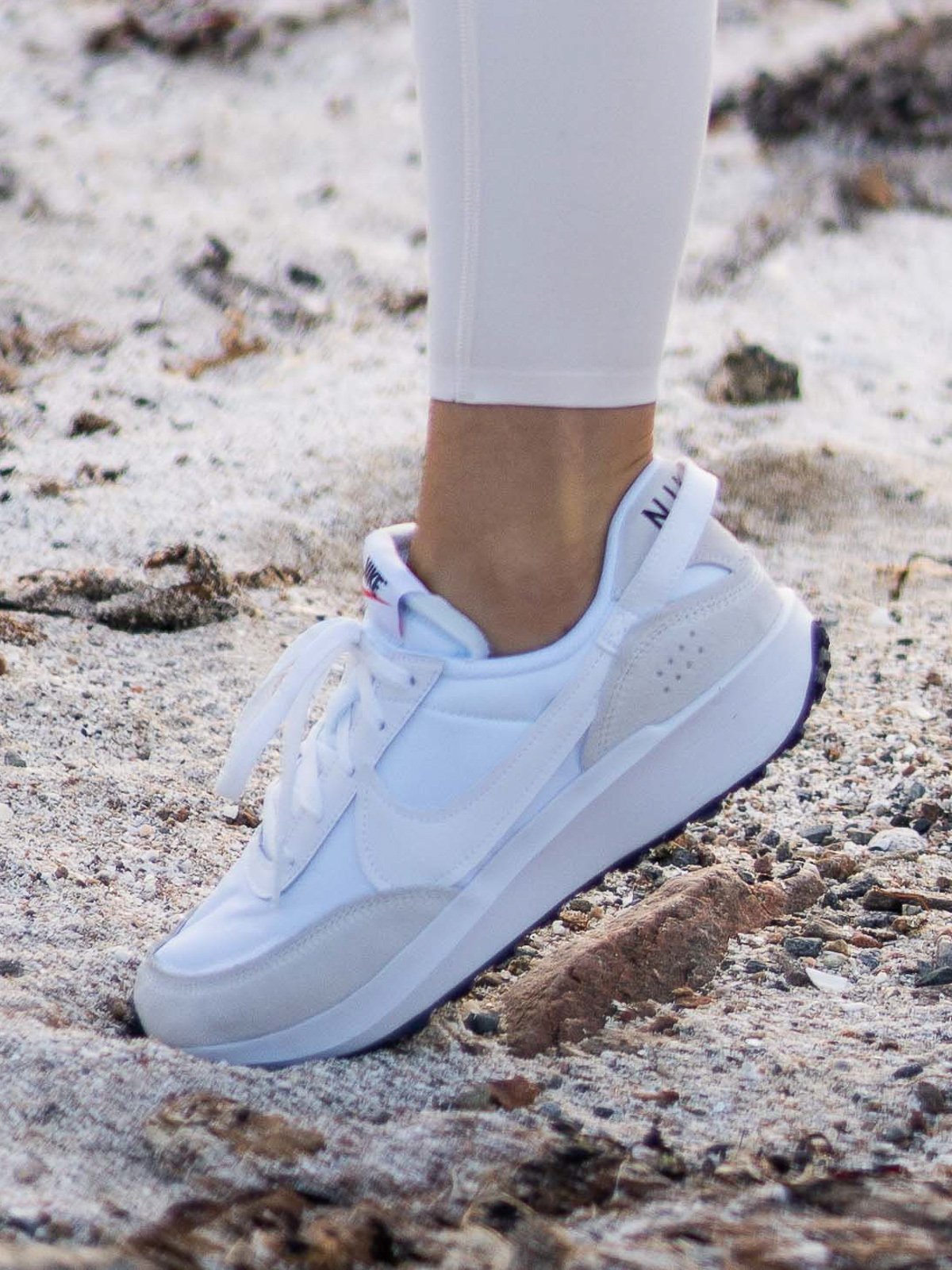 Nike Waffle Debut Hvit/Svart/Oransje/Hvit