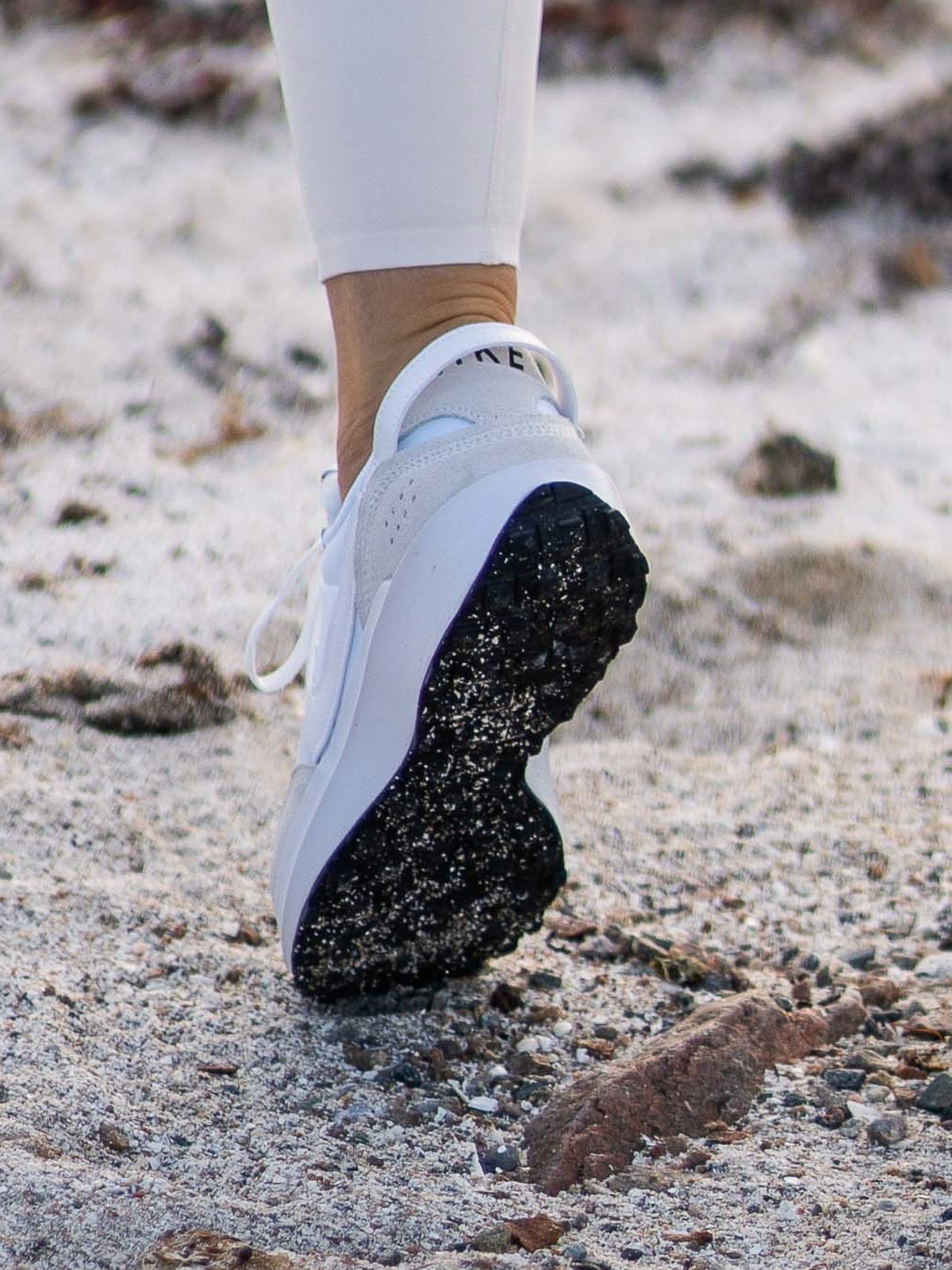 Nike Waffle Debut Hvit/Svart/Oransje/Hvit