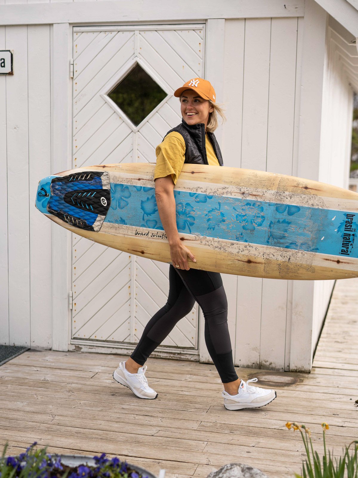 Nike Waffle Debut Hvit/Svart/Oransje/Hvit