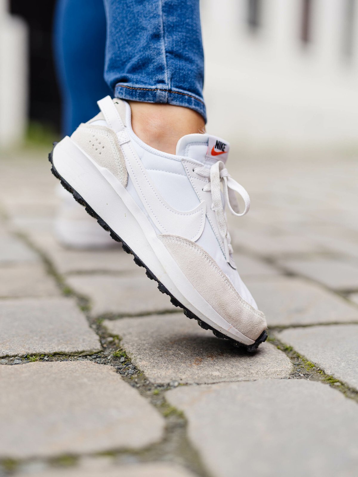 Nike Waffle Debut Hvit/Svart/Oransje/Hvit