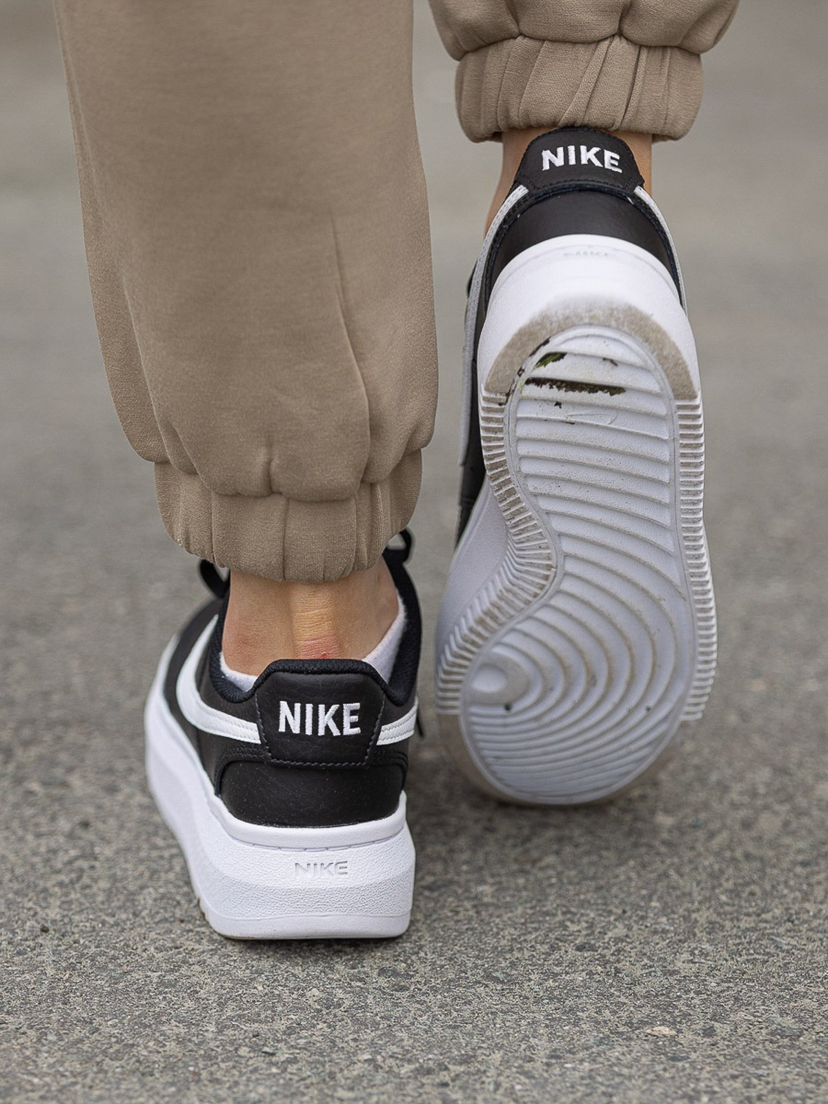 Nike Court Vision Alta Leather Black / White