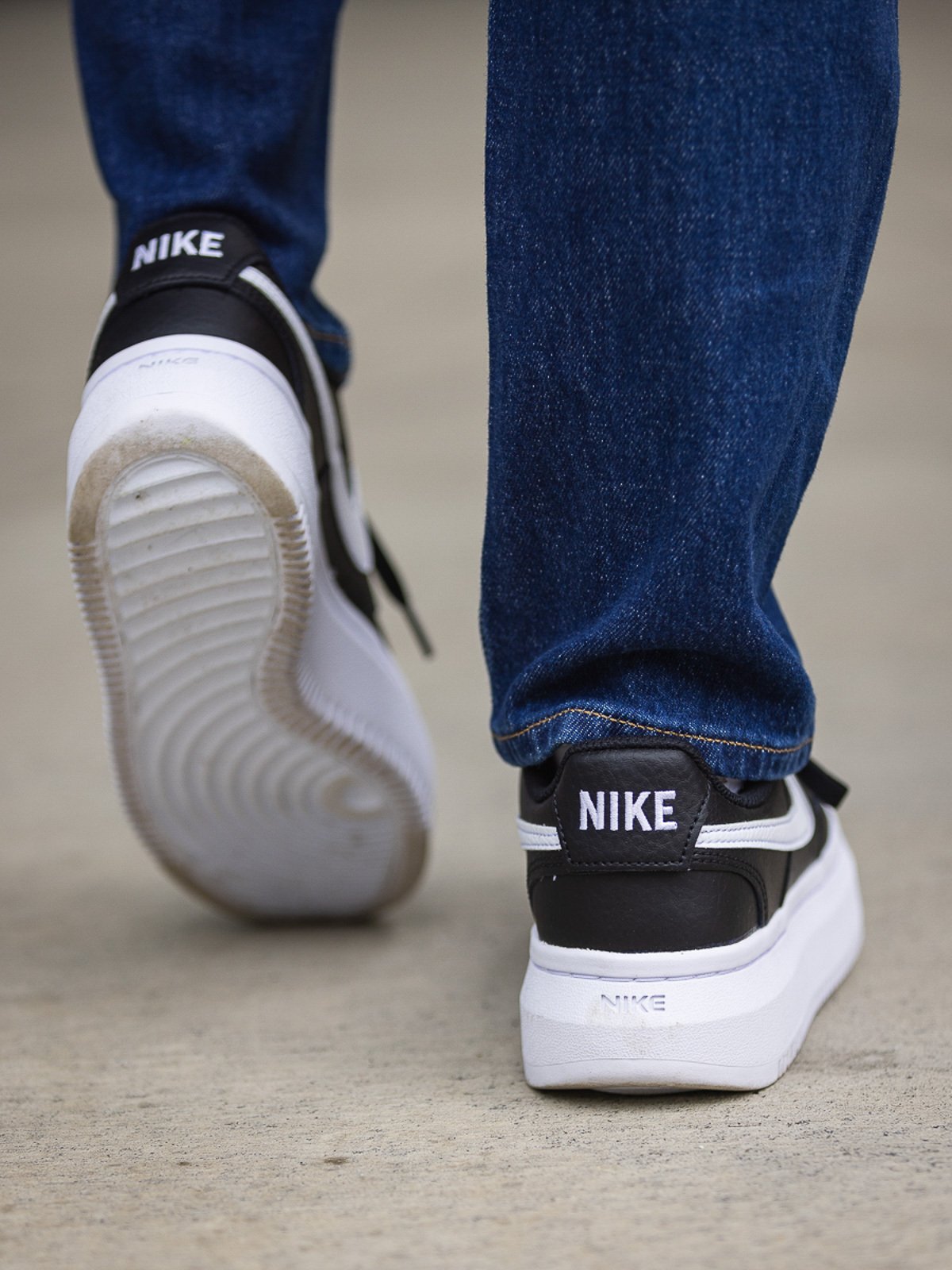 Nike Court Vision Alta Leather Black / White