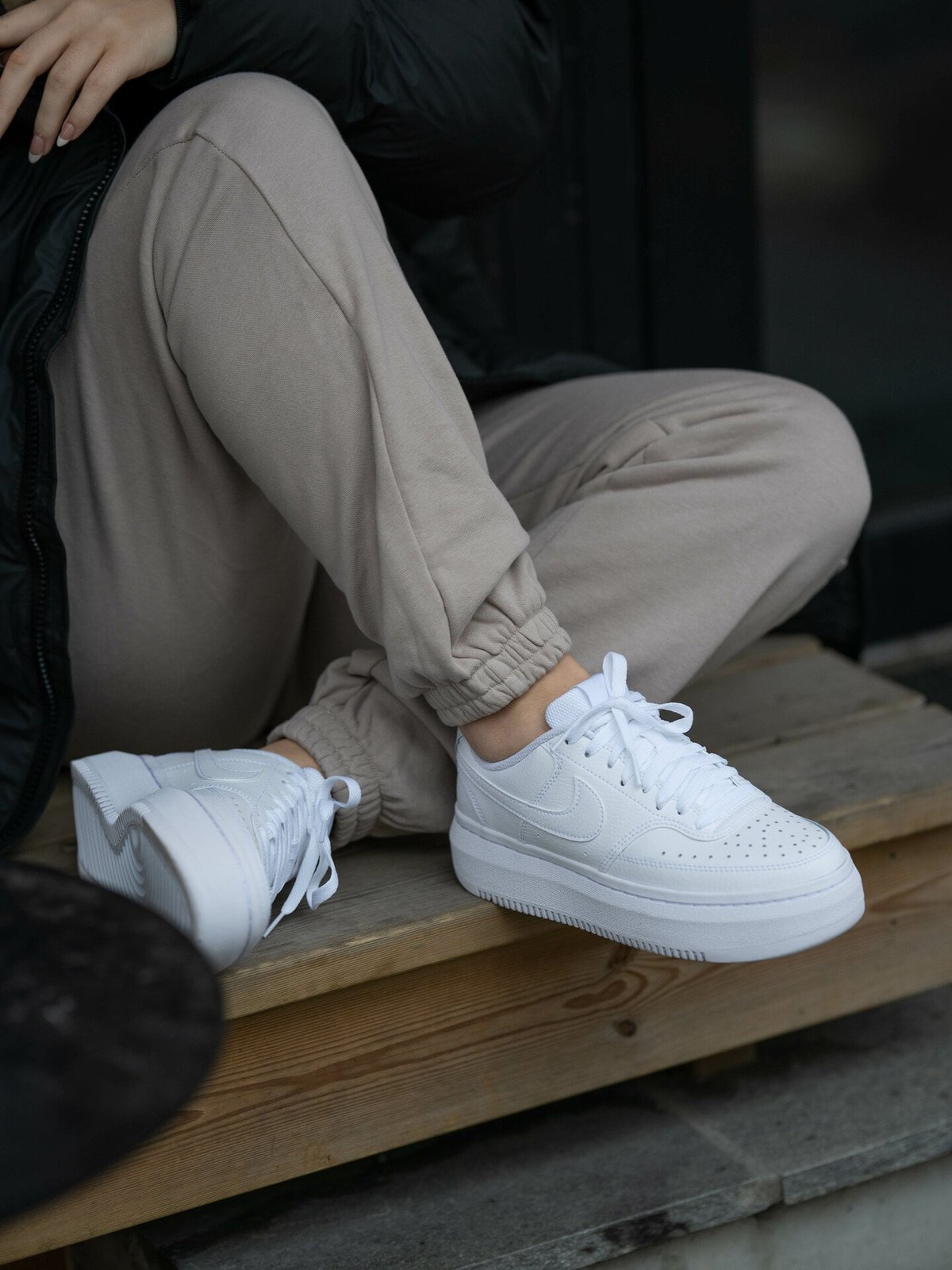 Nike Court Vision Alta Leather White