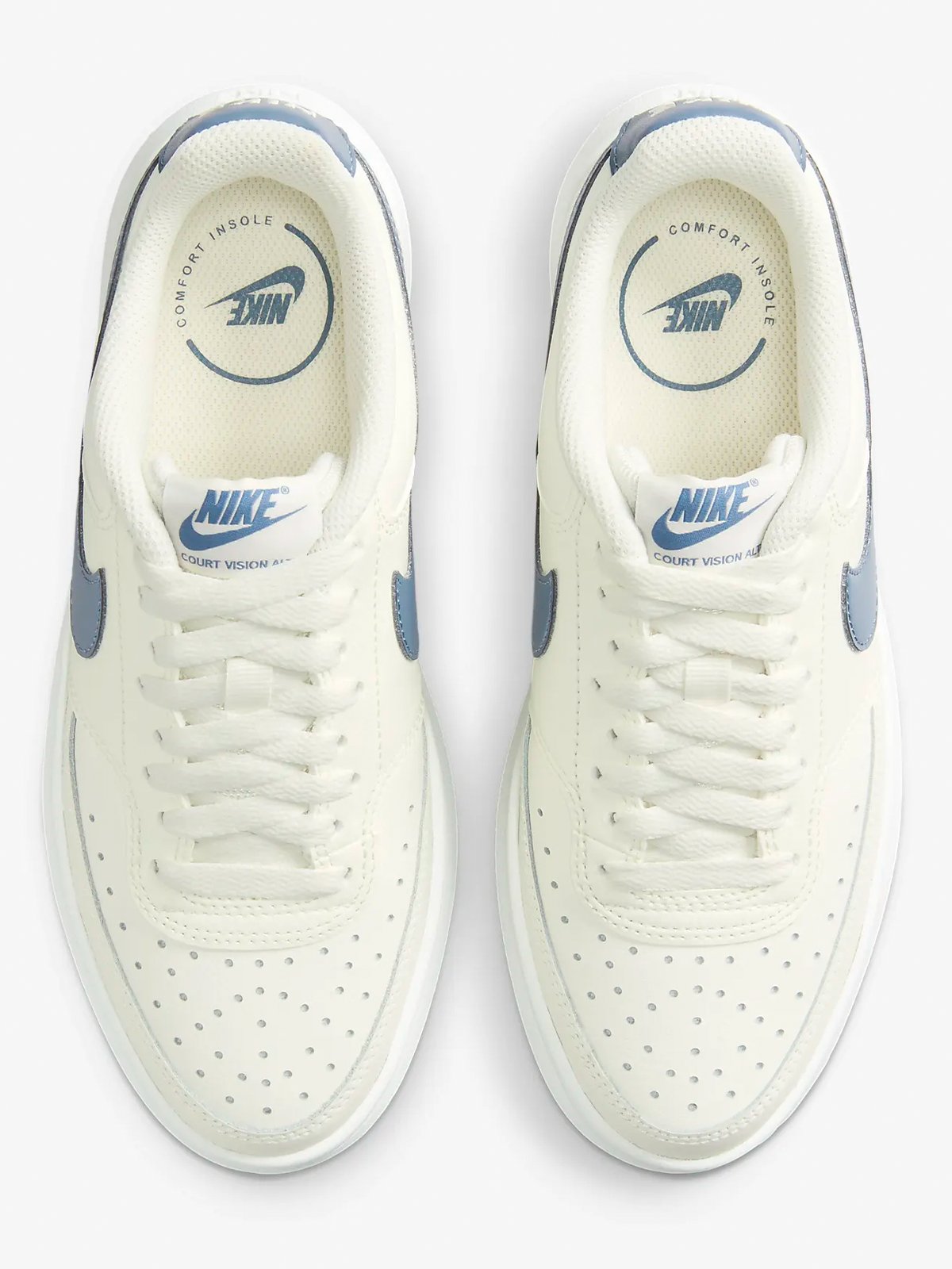 Nike Court Vision Alta Leather Sail / Diffused Blue