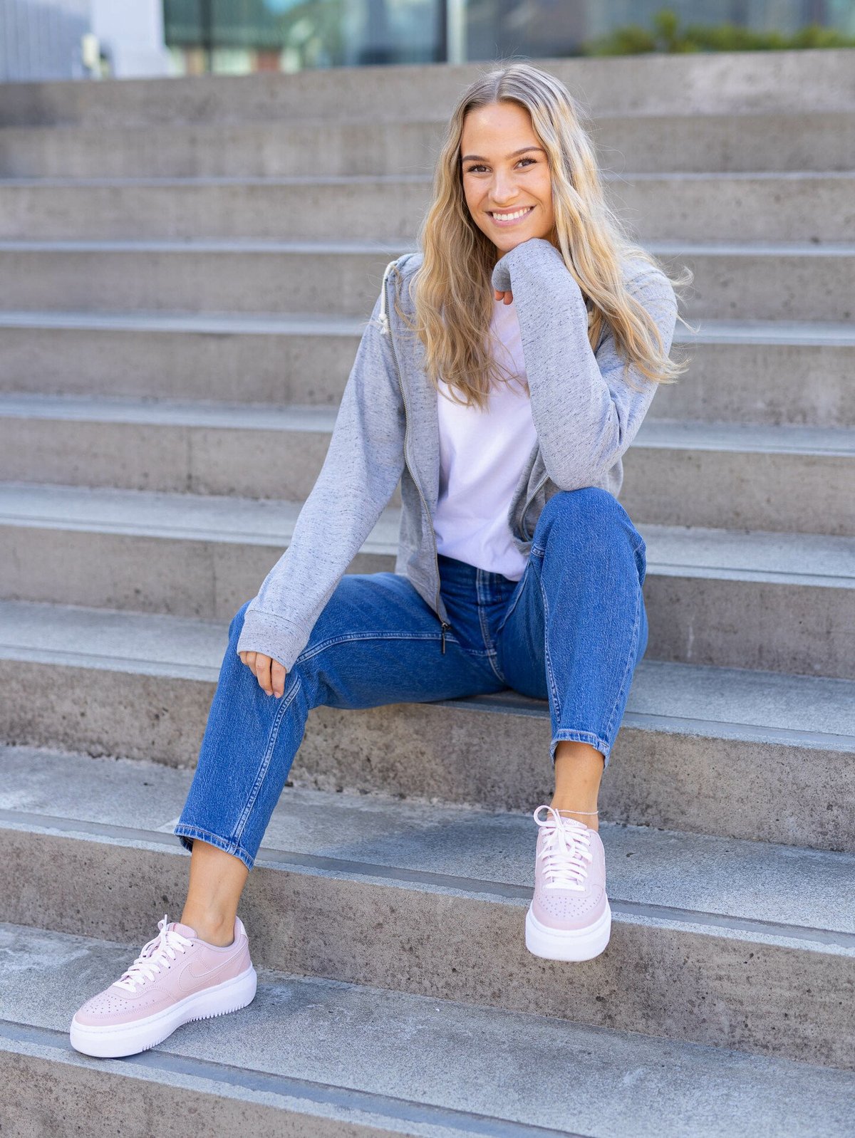 Nike Court Vision Alta Leather Pink